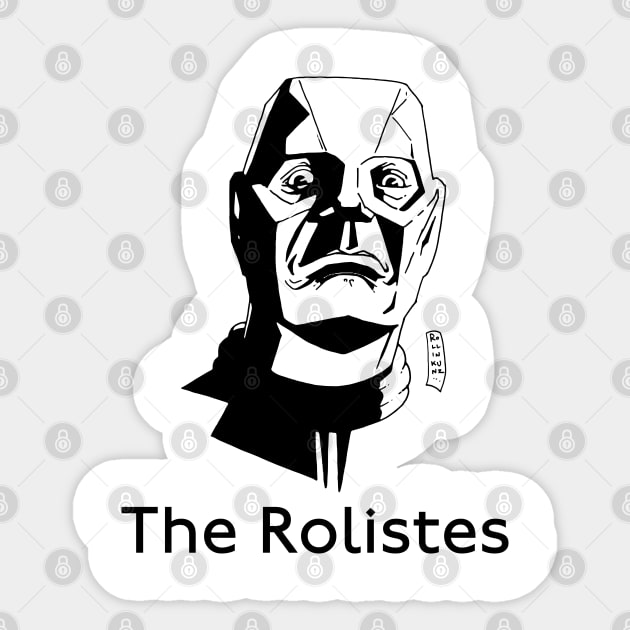 The Rolistes Podcast (Kryten B&W) Sticker by Kalum